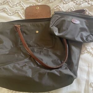 Longchamp Brown Tote Bag Durable and Stylish